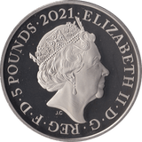 2021 FIVE POUND £5 PROOF COIN PROOF QUEEN 95TH BIRTHDAY MY HEART AND DEVOTION - £5 Proof - Cambridgeshire Coins