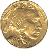 2021 GOLD 50 DOLLAR ONE OUNCE INDIAN HEAD BUFFALO USA - Gold World Coins - Cambridgeshire Coins