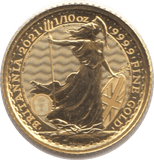 2021 GOLD PROOF 10 POUNDS 1/10 OUNCE BRITANNIA - GOLD BRITANNIAS - Cambridgeshire Coins