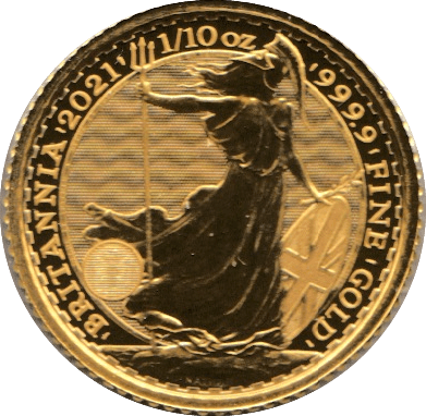 2021 GOLD PROOF 1/10TH OUNCE £10 BRITANNIA - GOLD BRITANNIAS - Cambridgeshire Coins