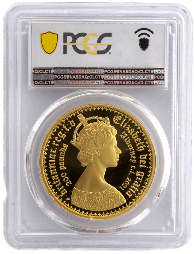 2021 GOLD PROOF NEW GOTHIC CROWN PCGC PR70DCAM - NGC CERTIFIED COINS - Cambridgeshire Coins