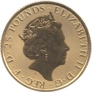 2021 GOLD QUARTER OUNCE - GOLD BRITANNIAS - Cambridgeshire Coins