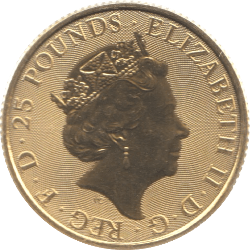 2021 GOLD QUARTER OUNCE - GOLD BRITANNIAS - Cambridgeshire Coins