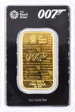 2021 JAMES BOND 1oz FINE GOLD BULLION BAR 999.9 NO TIME TO DIE ROYAL MINT GOLDFINGER - GOLD BAR - Cambridgeshire Coins