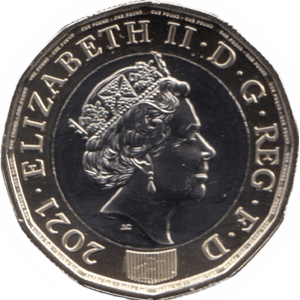 2021 ONE POUND £1 BRILLIANT UNCIRCULATED BU - £1 BU - Cambridgeshire Coins
