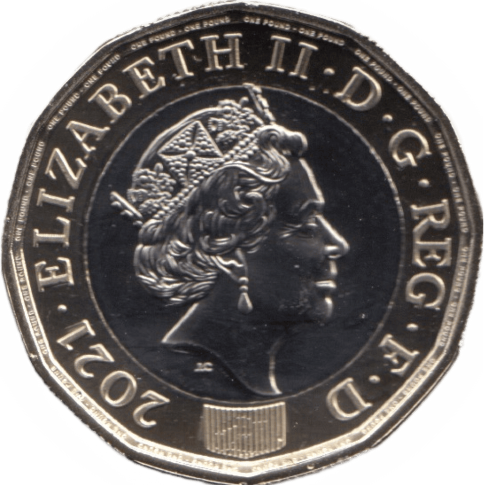 2021 ONE POUND £1 BRILLIANT UNCIRCULATED BU - £1 BU - Cambridgeshire Coins