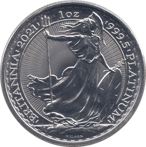 2021 PLATINUM 1OZ £100 BRITANNIA - Platinum Coins - Cambridgeshire Coins