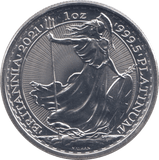 2021 PLATINUM 1OZ £100 BRITANNIA - Platinum Coins - Cambridgeshire Coins