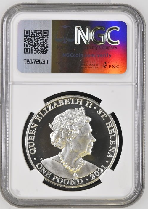 2022 W Purple Heart Commemorative Proof Silver Dollar - Colorized, NGC PF69 Ultra Cameo