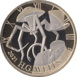 2021 TWO POUND £2 PROOF COIN COIN H.G WELLS - £2 Proof - Cambridgeshire Coins