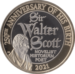 2021 TWO POUND £2 PROOF COIN COIN SIR WALTER SCOTT - £2 Proof - Cambridgeshire Coins