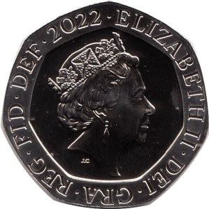 2022 20P TWENTY PENCE BRILLIANT UNCIRCULATED BU COIN SECTION OF SHIELD - 20p BU - Cambridgeshire Coins
