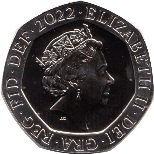 2022 20P TWENTY PENCE BRILLIANT UNCIRCULATED BU COIN SECTION OF SHIELD - 20p BU - Cambridgeshire Coins