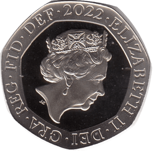 2022 20P TWENTY PENCE PROOF COIN SECTION OF SHIELD - 20p Proof - Cambridgeshire Coins