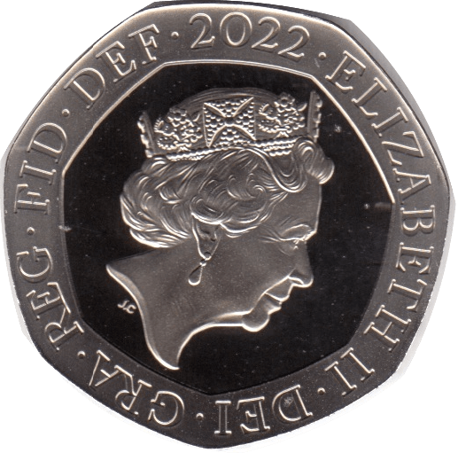 2022 20P TWENTY PENCE PROOF COIN SECTION OF SHIELD - 20p Proof - Cambridgeshire Coins