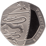 2022 20P TWENTY PENCE PROOF COIN SECTION OF SHIELD - 20p Proof - Cambridgeshire Coins