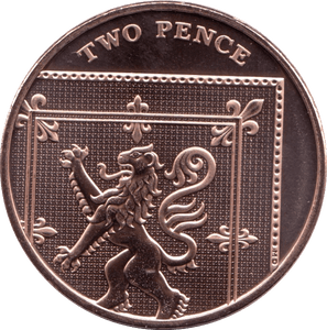 2022 2P TWO PENCE BRILLIANT UNCIRCULATED BU COIN SECTION OF SHIELD - 2p BU - Cambridgeshire Coins