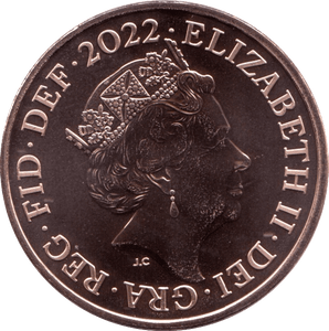 2022 2P TWO PENCE BRILLIANT UNCIRCULATED BU COIN SECTION OF SHIELD - 2p BU - Cambridgeshire Coins