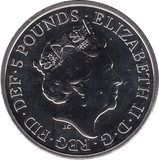 2022 BRILLIANT UNCIRCULATED £5 COIN YEAR OF THE TIGER LUNAR COIN BU - £5 BU - Cambridgeshire Coins