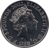 2022 BRILLIANT UNCIRCULATED £5 DISCOVERY TUTANKHAMUNS TOMB - £5 BU - Cambridgeshire Coins