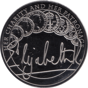 2022 BRILLIANT UNCIRCULATED £5 QUEEN ELIZABETH CHARITY AND PATRONAGE BU - £5 BU - Cambridgeshire Coins