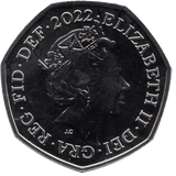 2022 FIFTY PENCE 50P BRILLIANT UNCIRCULATED 50P SECTION OF SHIELD BU - 50p BU - Cambridgeshire Coins