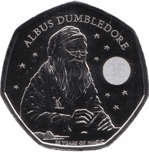 2022 FIFTY PENCE BRILLIANT UNCIRCULATED 50P ALBUS DUMBLEDORE - 50p BU - Cambridgeshire Coins