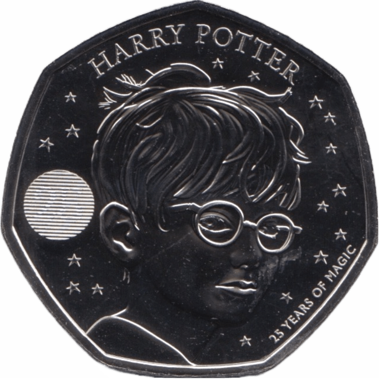 2022 FIFTY PENCE BRILLIANT UNCIRCULATED 50P HARRY POTTER - 50p BU - Cambridgeshire Coins