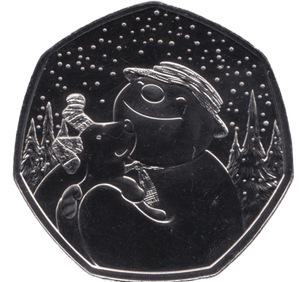 2022 FIFTY PENCE BRILLIANT UNCIRCULATED 50P SNOWMAN AND SNOWDOG - 50p BU - Cambridgeshire Coins