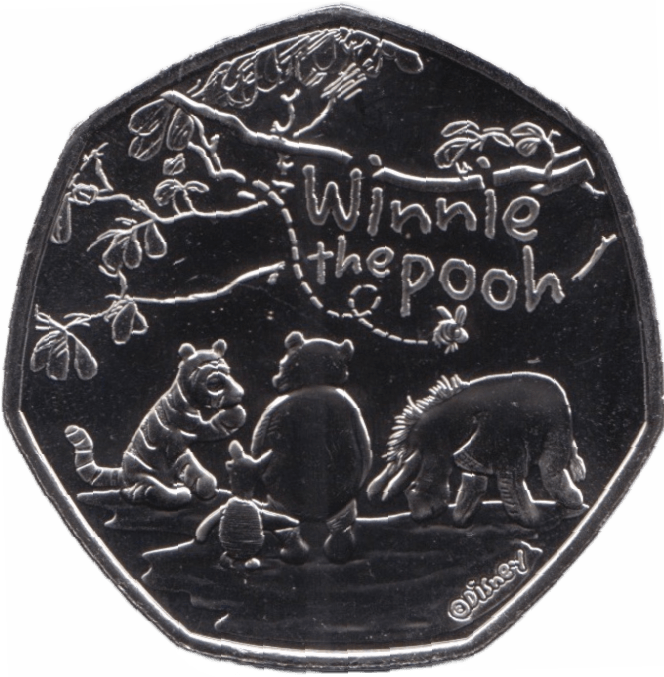 2022 FIFTY PENCE BRILLIANT UNCIRCULATED 50P WINNIE THE POOH AND FRIENDS - 50p BU - Cambridgeshire Coins