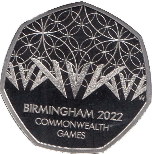 2022 FIFTY PENCE PROOF 50P BIRMINGHAM COMMONWEALTH GAMES - 50p Proof - Cambridgeshire Coins