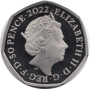 2022 FIFTY PENCE PROOF 50P PLATINUM JUBILEE - 50p Proof - Cambridgeshire Coins