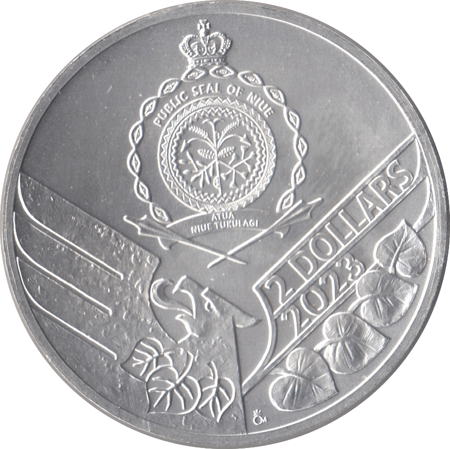 2022 FINE SILVER BU CZECH LION 2 DOLLARS NIUE ISLANDS - SILVER WORLD COINS - Cambridgeshire Coins