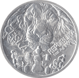 2022 FINE SILVER BU CZECH LION 2 DOLLARS NIUE ISLANDS - SILVER WORLD COINS - Cambridgeshire Coins