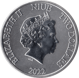 2022 FINE SILVER BU DARTH VADER 2 DOLLARS NIUE ISLANDS - SILVER WORLD COINS - Cambridgeshire Coins