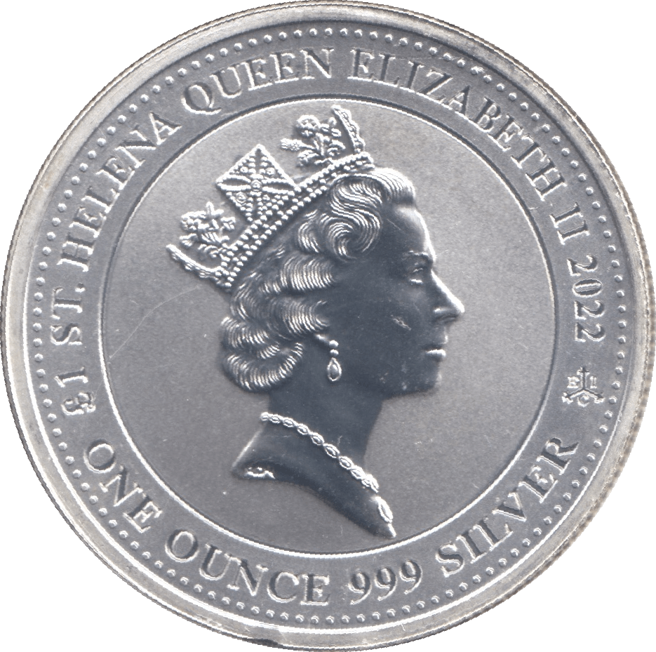 2022 FINE SILVER PROOF PEGASUS 1 OZ ST HELENA £1 COMMEMORATIVE - SILVER PROOF COMMEMORATIVE - Cambridgeshire Coins