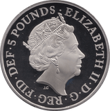 2022 FIVE POUND PROOF £5 COIN PLATINUM JUBILEE - Collectible Coins & Currency - Cambridgeshire Coins