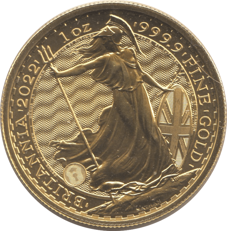 2022 GOLD PROOF £100 POUNDS ONE OUNCE PROOF BRITANNIA - GOLD BRITANNIAS - Cambridgeshire Coins