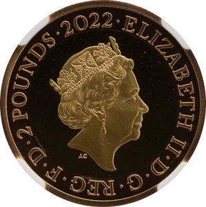 2022 Gold Proof £2 Queen Elizabeth II ALEXANDER GRAHAM BELL (NGC) PF69 ULTRA CAMEO - NGC CERTIFIED COINS - Cambridgeshire Coins