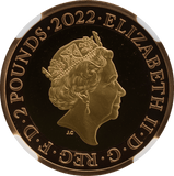 2022 Gold Proof £2 Queen Elizabeth II ALEXANDER GRAHAM BELL (NGC) PF69 ULTRA CAMEO - NGC CERTIFIED COINS - Cambridgeshire Coins