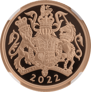 2022 GOLD PROOF SOVEREIGN QE II PLATINUM JUBILEE (NGC) PF 70 ULTRA CAMEO - NGC CERTIFIED COINS - Cambridgeshire Coins
