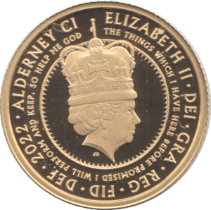 2022 PLATINUM JUBILEE GOLD PROOF QUARTER SOVEREIGN - GOLD COMMEMORATIVE - Cambridgeshire Coins