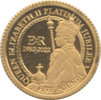 2022 PLATINUM JUBILEE GOLD PROOF - GOLD COMMEMORATIVE - Cambridgeshire Coins