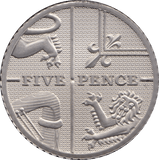 2022 PROOF FIVE PENCE 5P - 5p PROOF - Cambridgeshire Coins