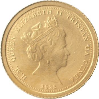 2022 SAINT GEORGE AND DRAGON GOLD MATTE PROOF - GOLD COMMEMORATIVE - Cambridgeshire Coins