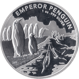 2022 SILVER PROOF EMPEROR PENGUIN ONE DOLLAR AUSTRALIA - SILVER WORLD COINS - Cambridgeshire Coins