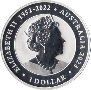 2022 SILVER PROOF SILVER SWAN ONE DOLLAR AUSTRALIA - SILVER WORLD COINS - Cambridgeshire Coins