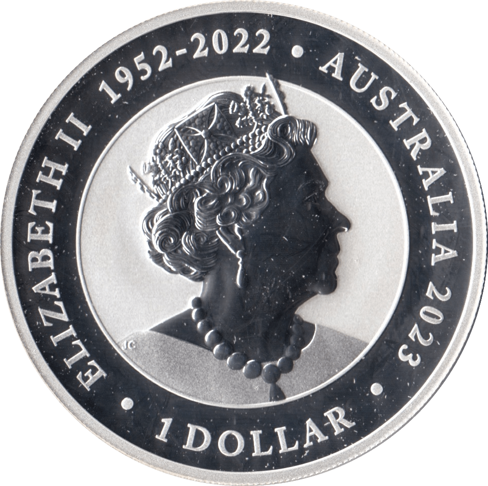 2022 SILVER PROOF SILVER SWAN ONE DOLLAR AUSTRALIA - SILVER WORLD COINS - Cambridgeshire Coins