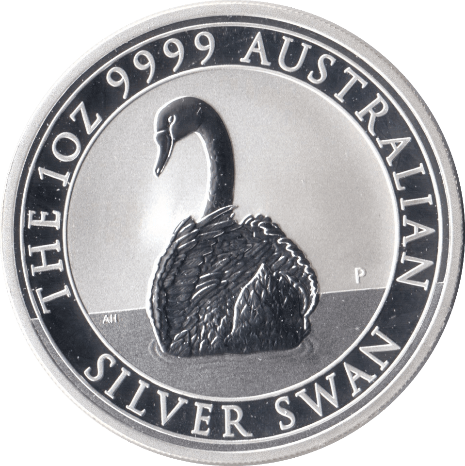 2022 SILVER PROOF SILVER SWAN ONE DOLLAR AUSTRALIA - SILVER WORLD COINS - Cambridgeshire Coins