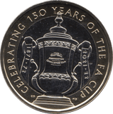 2022 TWO POUND £2 150 YEARS FA CUP BRILLIANT UNCIRCULATED BU - £2 BU - Cambridgeshire Coins